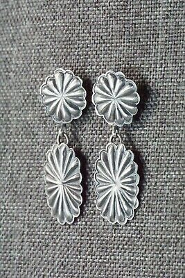 Navajo Sterling Silver Earrings - Eugene Charley