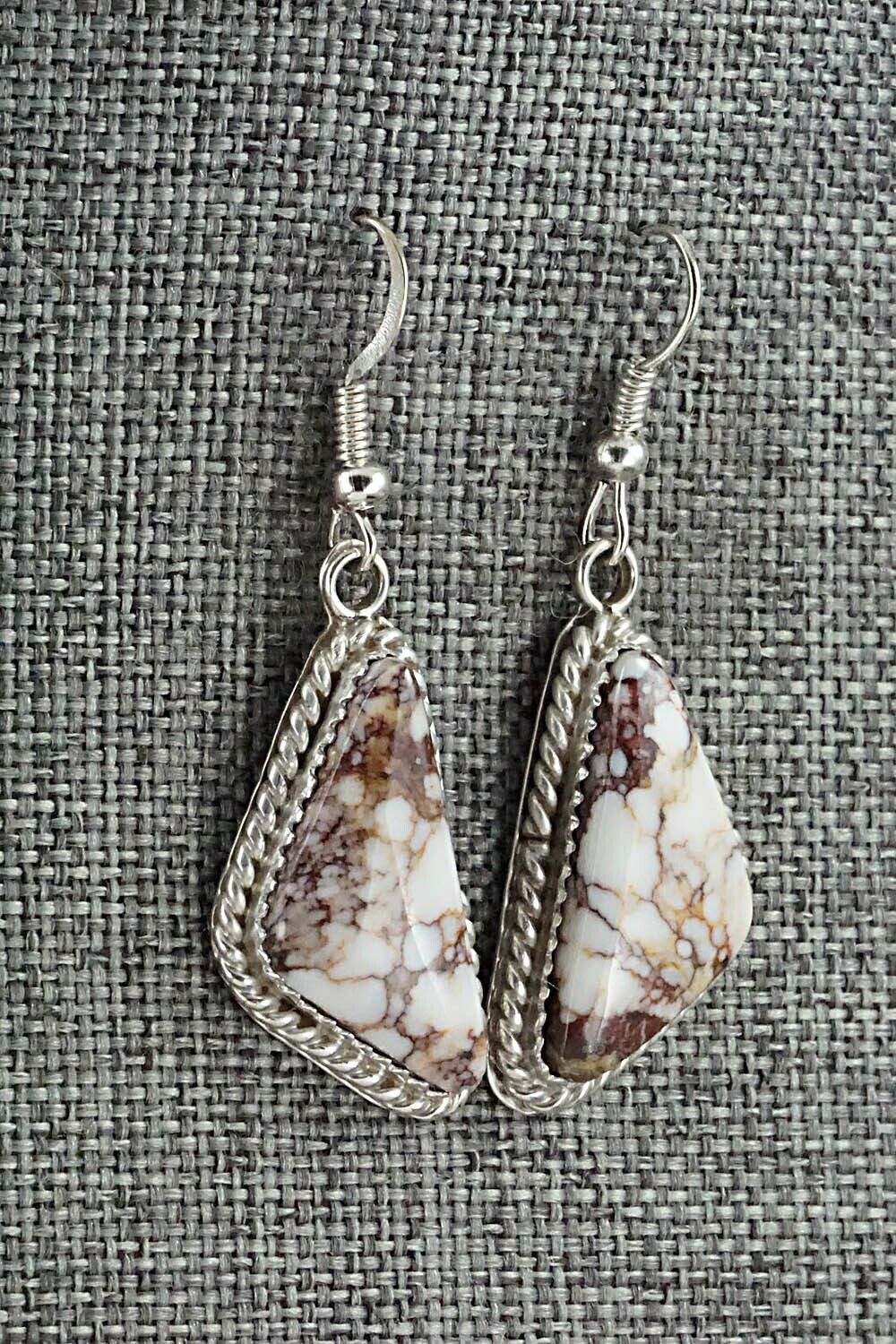 Wild Horse & Sterling Silver Earrings - Sheena Jack