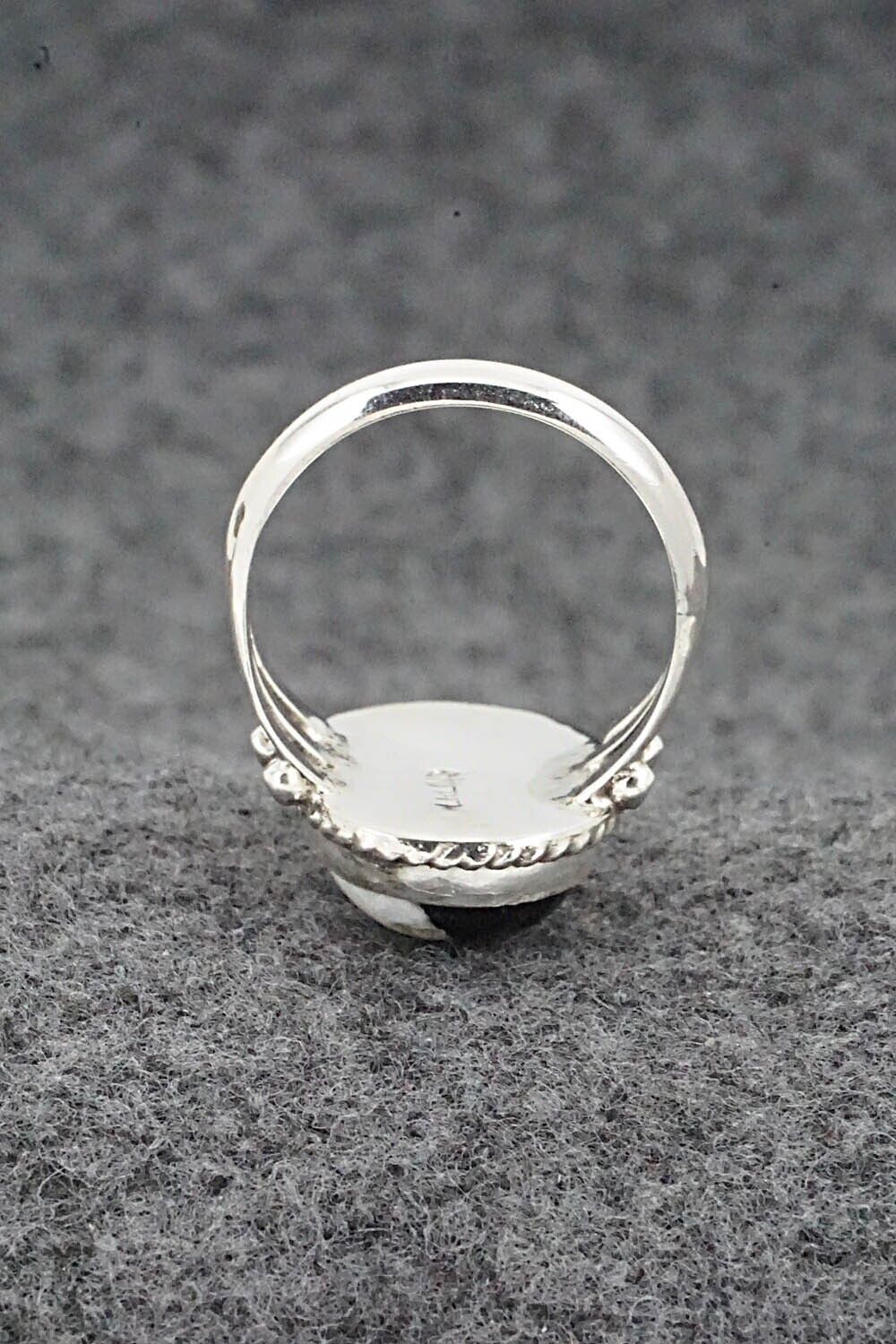 White Buffalo & Sterling Silver Ring - Grace Kenneth - Size 7.5