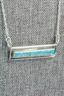 Turquoise & Sterling Silver Necklace - Laurie Kallestewa