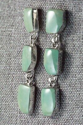 Turquoise & Sterling Silver Earrings - Greg Yazzie
