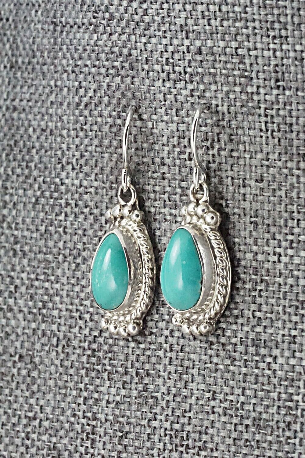 Turquoise & Sterling Silver Earrings - Jan Mariano
