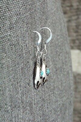 Turquoise & Sterling Silver Earrings - Leta Parker