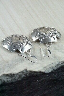 Navajo Sterling Silver Earrings - Sadie Jim