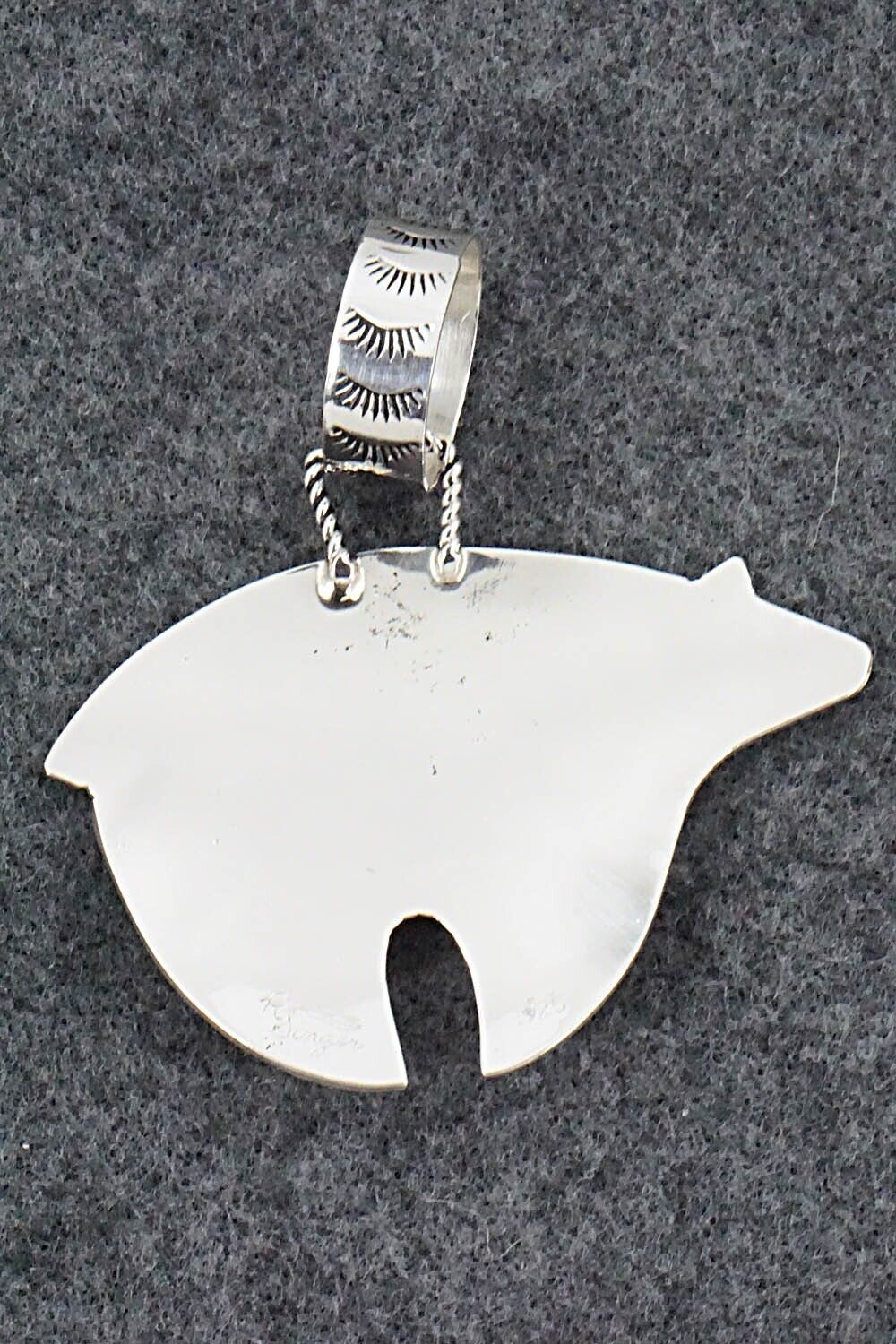 Turquoise & Sterling Silver Pendant - Richard Singer