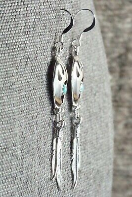 Turquoise and Sterling Silver Earrings - Annie Spencer