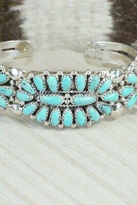 Turquoise & Sterling Silver Bracelet - Jazz Wilson - High Lonesome Trading