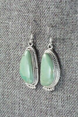 Turquoise & Sterling Silver Earrings - Lee Shorty