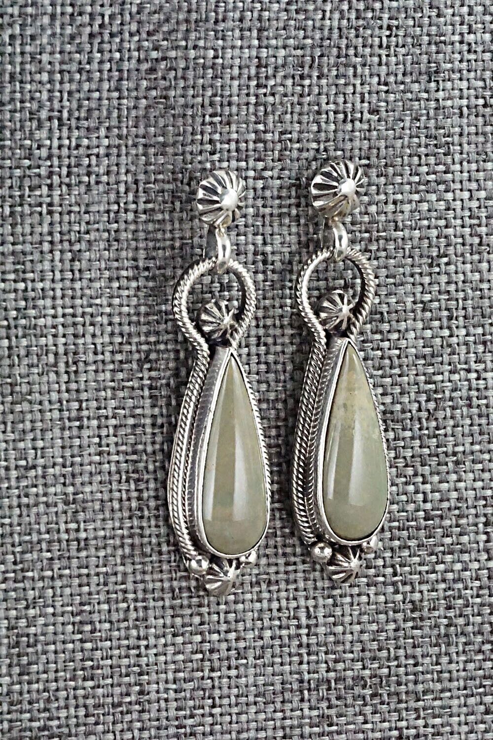 Turquoise & Sterling Silver Earrings - Verley Betone