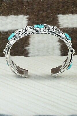 Turquoise & Sterling Silver Bracelet - Henry Attakai