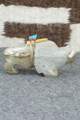 Buffalo Zuni Fetish Carving - Stewart Alanzo
