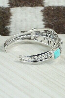 Turquoise & Sterling Silver Bracelet - Bobby Platero
