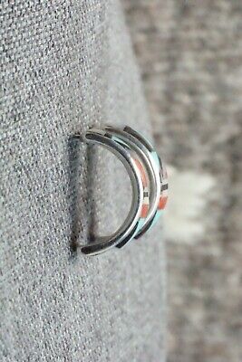 Multi Stone Inlay & Sterling Silver Earrings - Delberta Boone