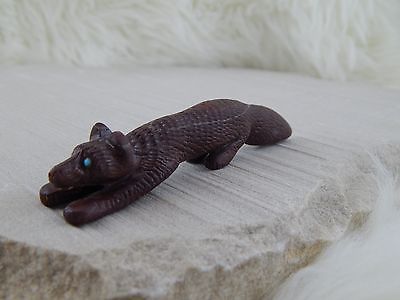 Coyote Zuni Fetish Carving - Wilfred Cheama - High Lonesome Trading