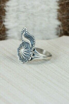 Navajo Sterling Silver Ring - Annie Spencer - Size 8.5