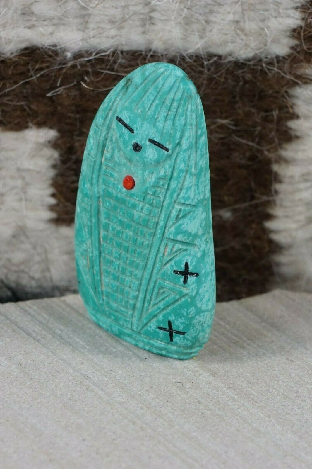 Corn Maiden Zuni Fetish Carving - Stuart Quandelacy - High Lonesome Trading
