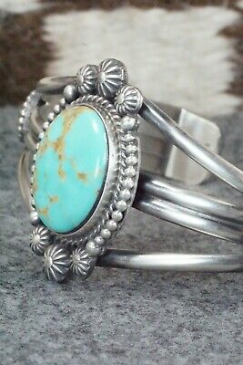 Turquoise and Sterling Silver Bracelet - Michael Calladitto