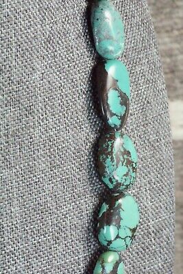 Turquoise & Sterling Silver Necklace - Navajo