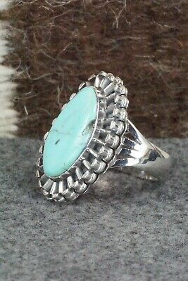 Turquoise & Sterling Silver Ring - Jimson Belin - Size 10