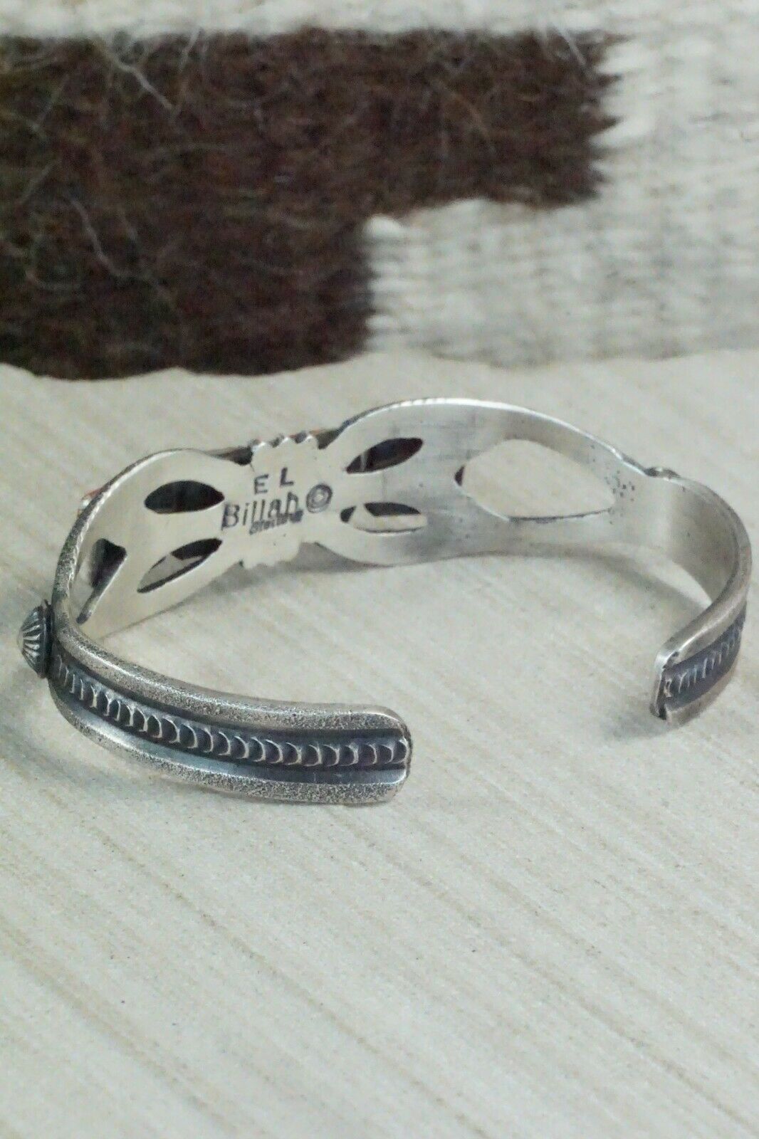 Spiny Oyster and Sterling Silver Bracelet - Eva & Linberg Billah