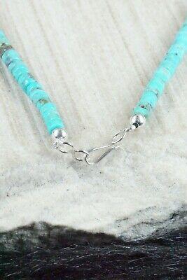 Turquoise & Sterling Silver Necklace - Navajo - High Lonesome Trading