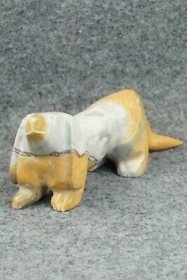 Dog Zuni Fetish Carving - Enrike Leekya