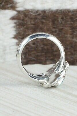 Turquoise & Sterling Silver Ring - Irvin Tsosie - Size 11.25