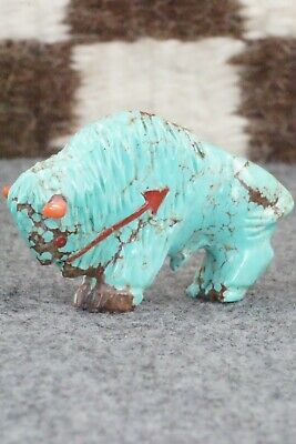 Buffalo Zuni Fetish Carving - Andres Quandelacy