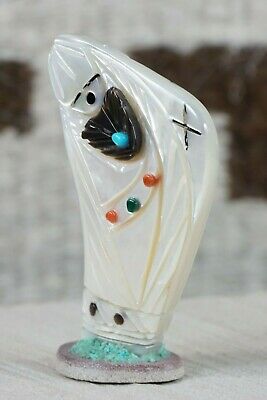 Corn Maiden Zuni Fetish Carving - Vickie Quandelacy - High Lonesome Trading