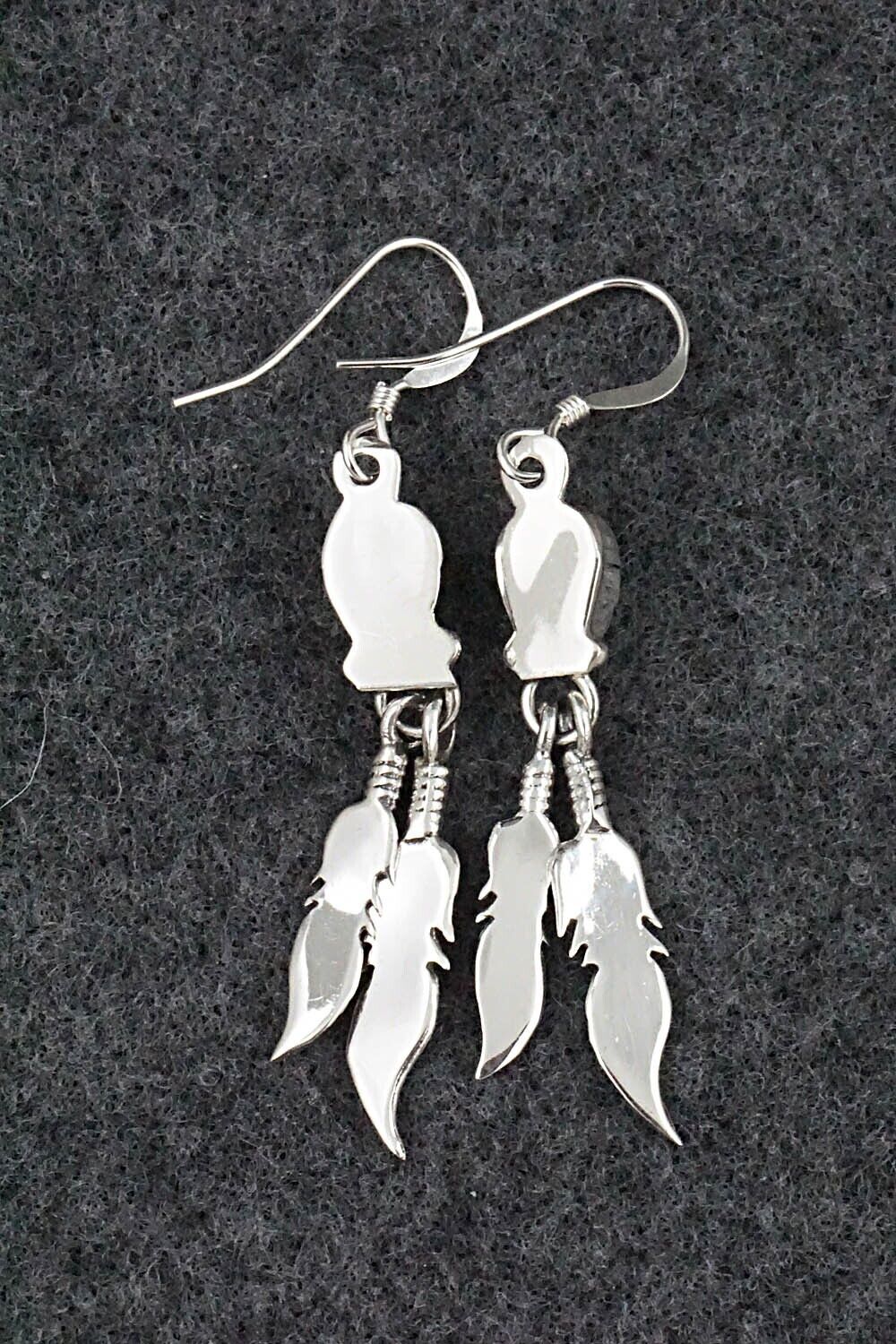 Turquoise & Sterling Silver Earrings - Emery Spencer