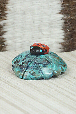 Ladybug Zuni Fetish Carving - Reynold Lunasee