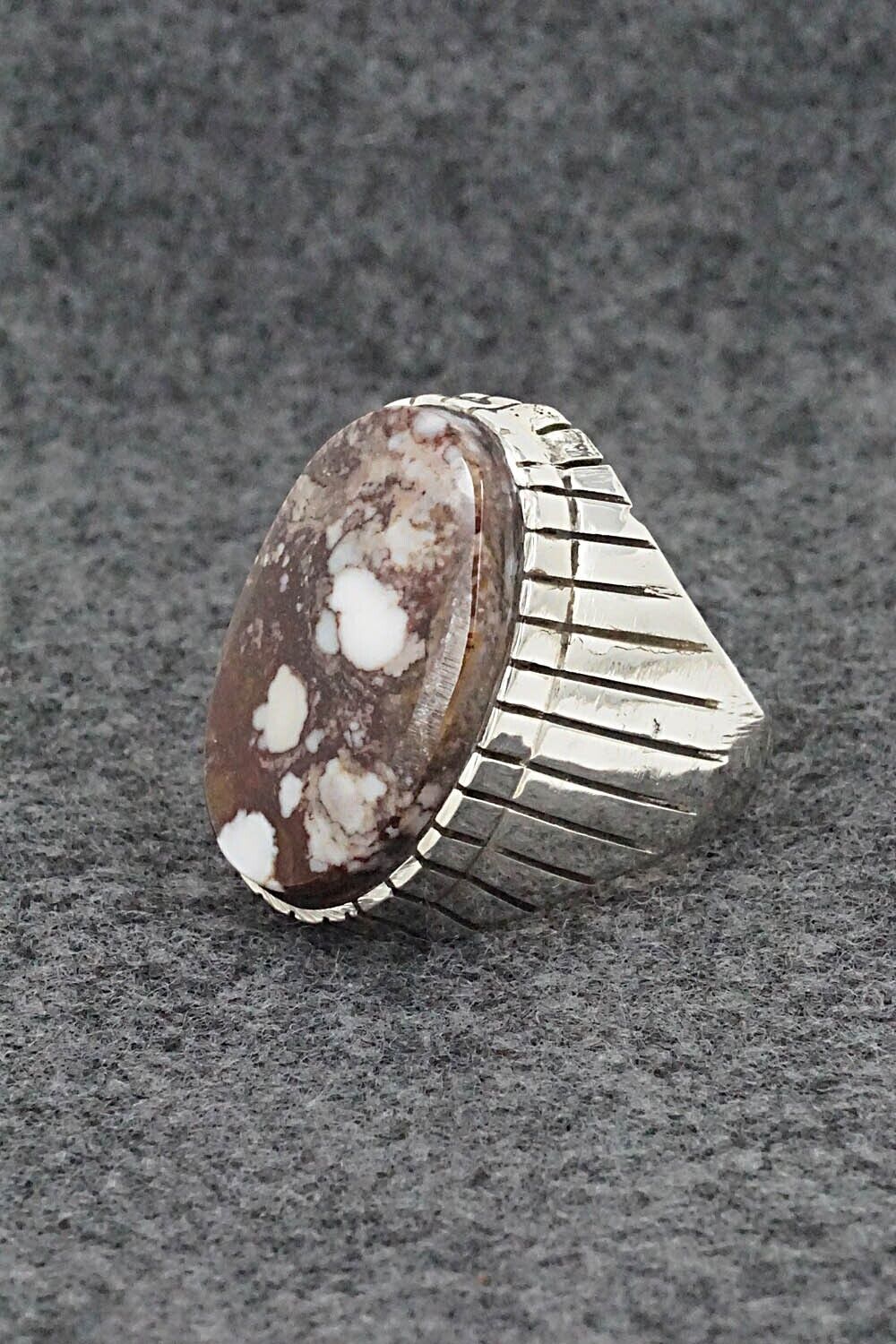 Wild Horse & Sterling Silver Ring - Trevor Jack - 10.5