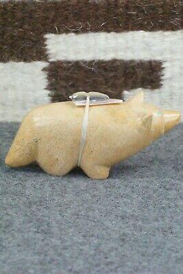 Wolf Zuni Fetish Carving - Delvin Leekya - High Lonesome Trading