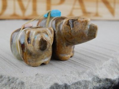 Bear Zuni Fetish Carving - Jeff Eriacho - High Lonesome Trading