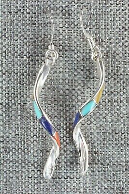 Multi Stone & Sterling Silver Earrings - Ira Johnson