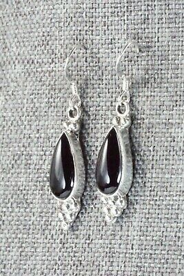 Onyx & Sterling Silver Earrings - Judy Largo