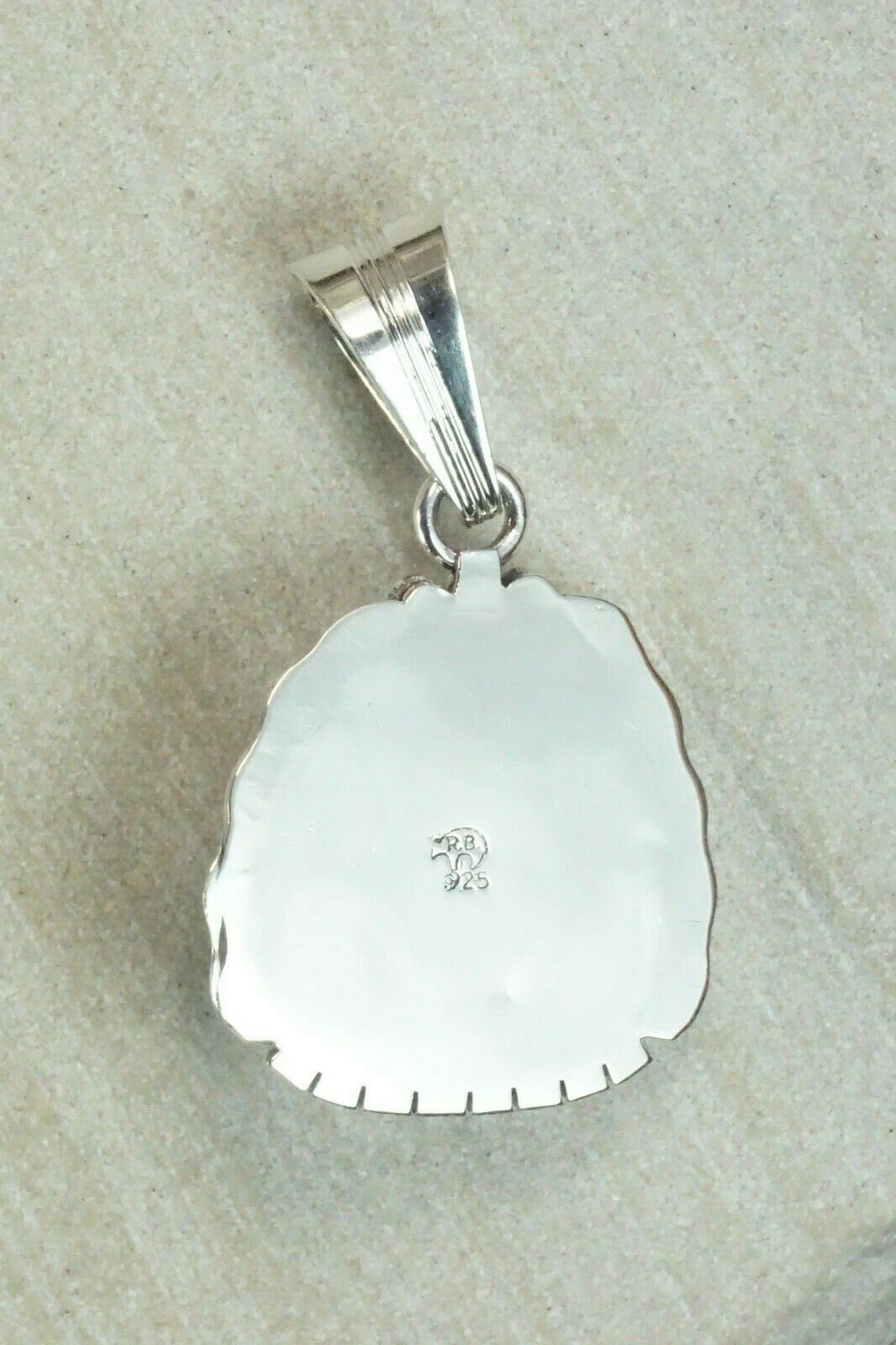 Turquoise & Sterling Silver Pendant - Samuel Yellowhair