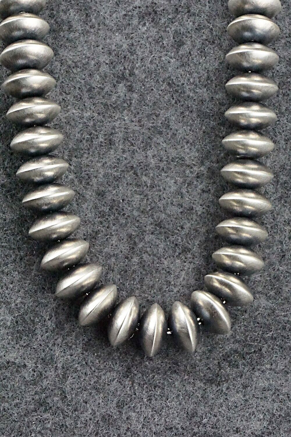 Sterling Silver Navajo Pearl Necklace - Jan Mariano