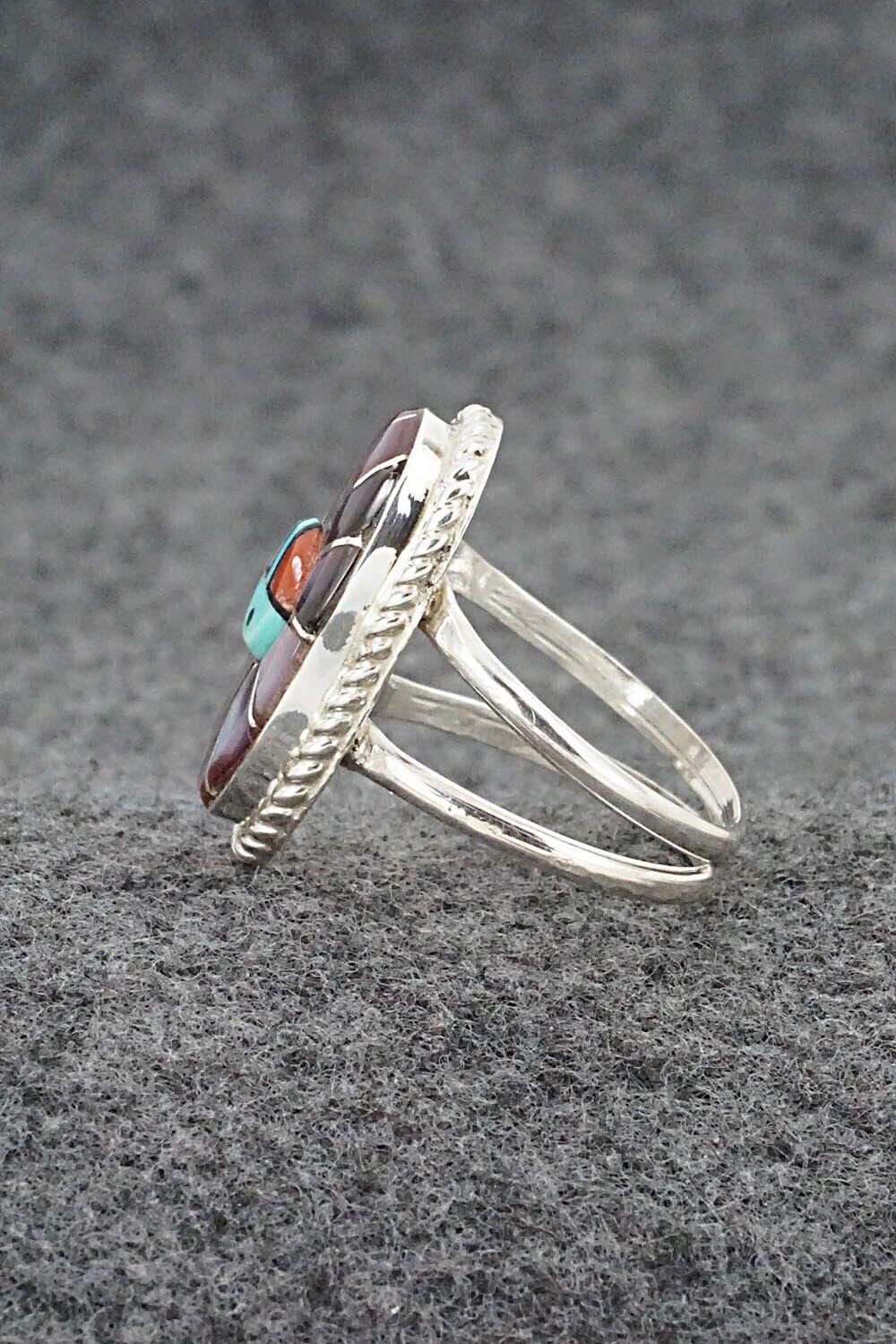 Multi Stone & Sterling Silver Ring - Ola Eriacho - Size 8