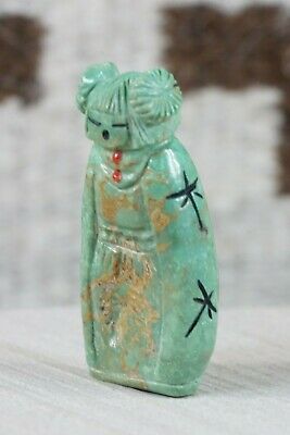Corn Maiden Zuni Fetish Carving - Sandra Quandelacy - High Lonesome Trading