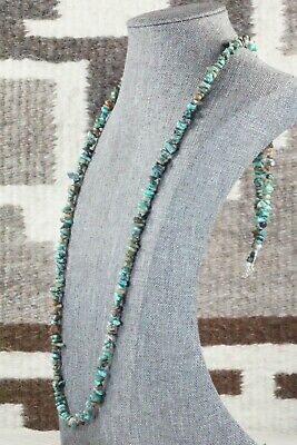 Turquoise & Sterling Silver Necklace - Navajo