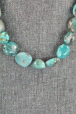 Turquoise & Sterling Silver Necklace - Navajo