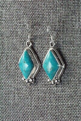Navajo Turquoise & Sterling Silver Earrings - Sharon McCarthy