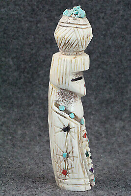 Corn Maiden Zuni Fetish Carving - Carl Etsate