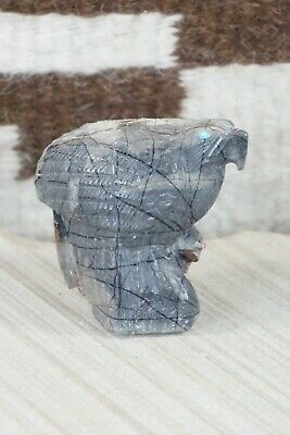 Eagle Zuni Fetish Carving - Derrick Kaamasee