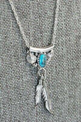 Navajo Turquoise & Sterling Silver Necklace - Sharon McCarthy