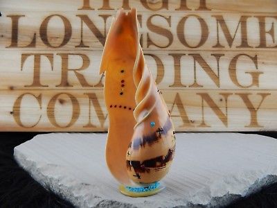 Corn Maiden Zuni Fetish Carving - Stuart Quandelacy - High Lonesome Trading