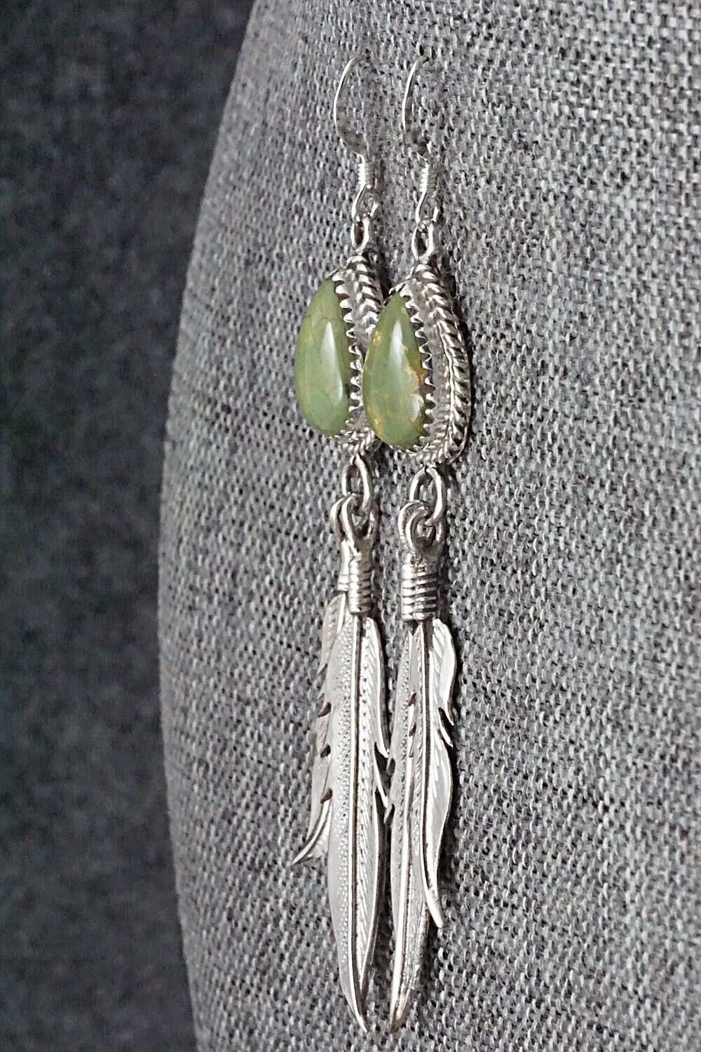 Turquoise & Sterling Silver Earrings - Judy Largo