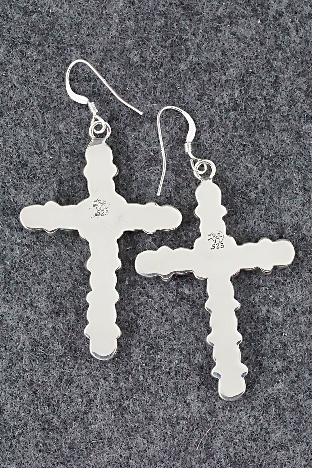 Turquoise and Sterling Silver Earrings - Roberta Begay