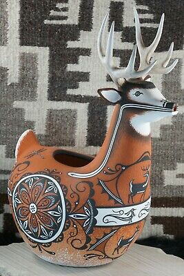 Zuni Deer Pottery - Deldrick Cellicion